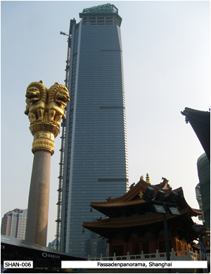 Fassadenpanorama, Shanghai